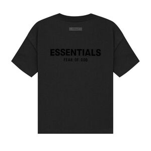 Essentials Fear of God T-Shirt Stretch Limo Black Size Medium NWT